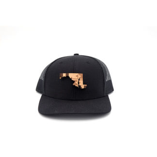 Maryland Black Trucker State Pride Hat