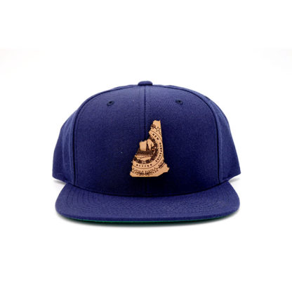 New Hampshire | Navy Flatbill Snapback State Hat