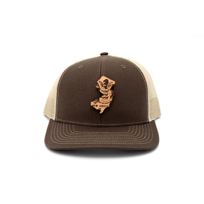 New Jersey | Brown/Khaki Trucker State Flag Hat