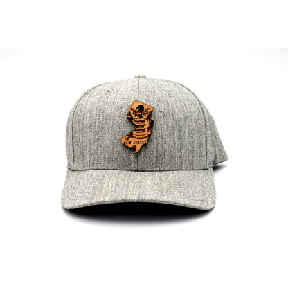 New Jersey | Heather Grey Flexfit State Hat