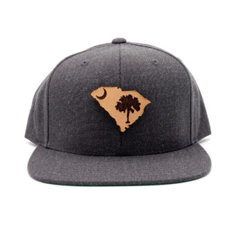 South-Carolina-Dark-Heather-Flatbill-Snapback-Patch-Hat