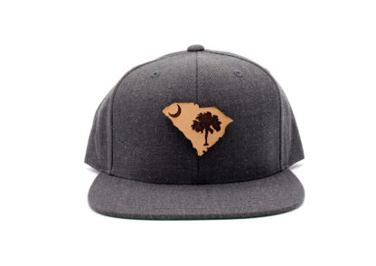 South-Carolina-Dark-Heather-Flatbill-Snapback-Patch-Hat