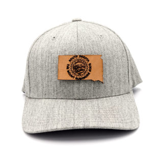 South-Dakota-Heather-Grey-Flexfit-Three-Thousand-Pennies-Hat