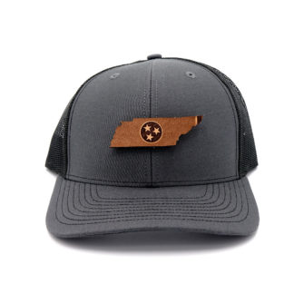 Tennessee-Charcoal-Black-Trucker-State-Flag-Hat