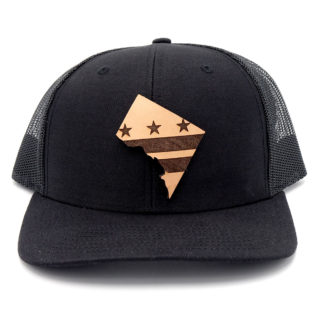 Washington-DC-Black-Trucker-Three-Thousand-Pennies-Hat