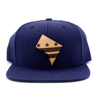 Washington-DC-Navy-Flatbill-Snapback-Custom-Patch-Hat