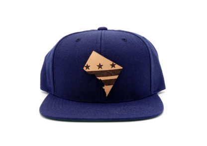 Washington-DC-Navy-Flatbill-Snapback-Custom-Patch-Hat