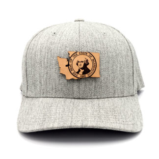 Washington-Heather-Grey-Flexfit-State-Pride-hat